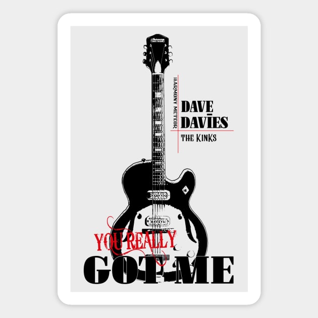 DAVE DAVIES Magnet by RUIN! MUSIC